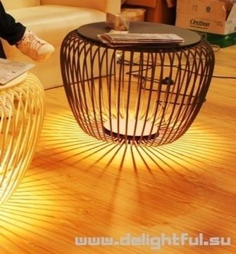 столик Meridiano Outdoor Lamp ( черный )