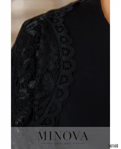 Платье 389-1-черный Minova