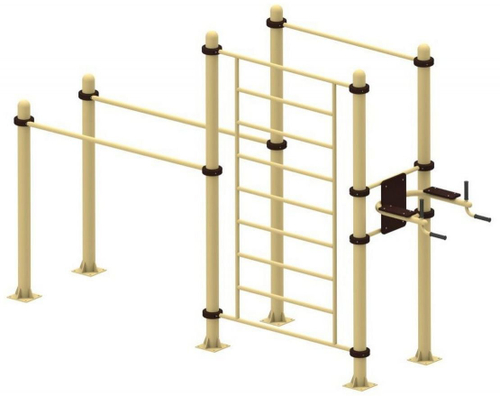 Турник, брусья, вертикальный пресс, шведская стенка YSK67