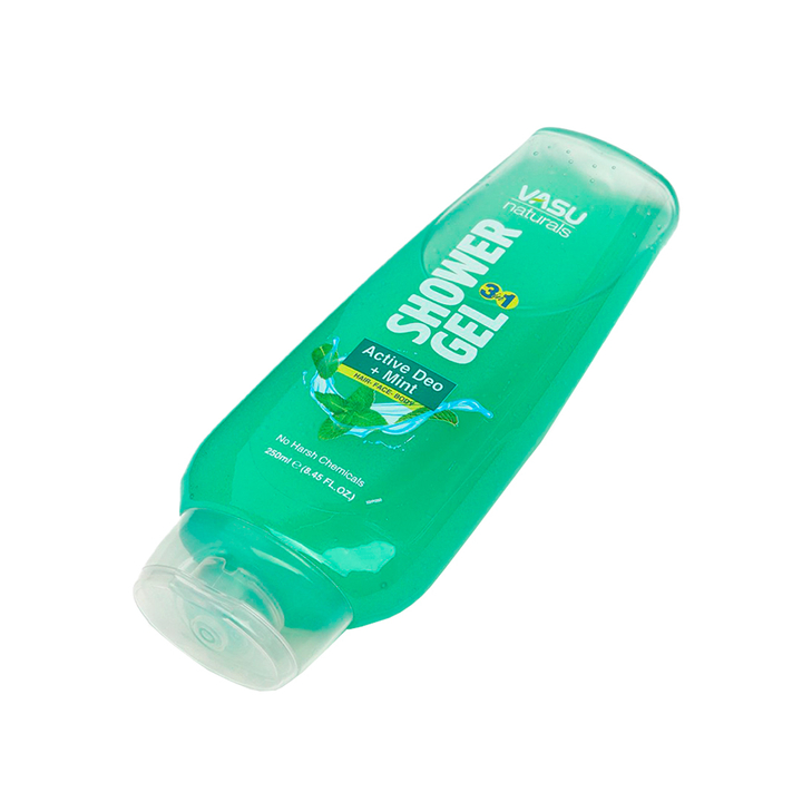 Гель для душа Trichup Vasu Active Deo+Mint Активный Део + Мята 250 мл