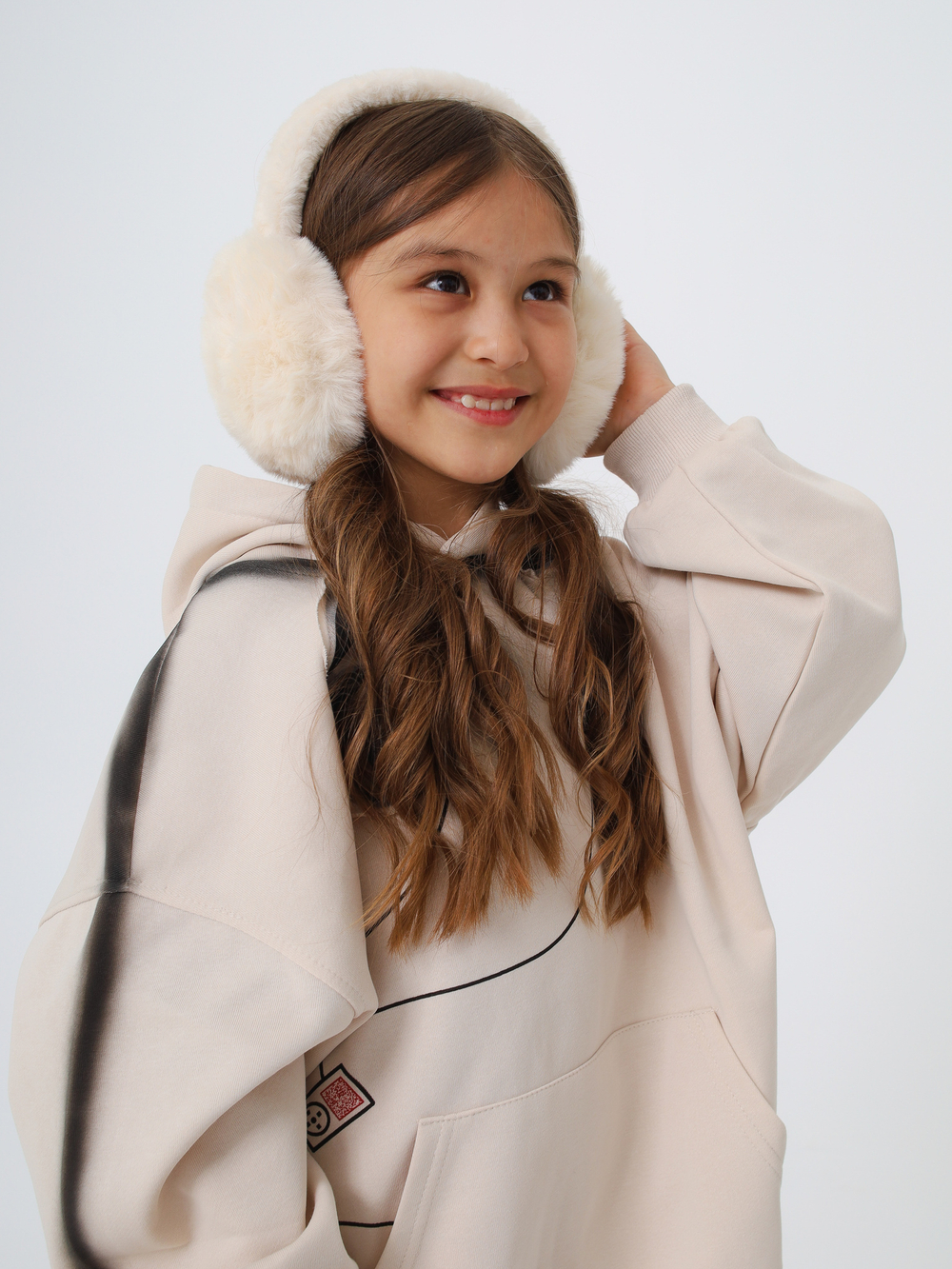 Наушники меховые FluffFold, беж