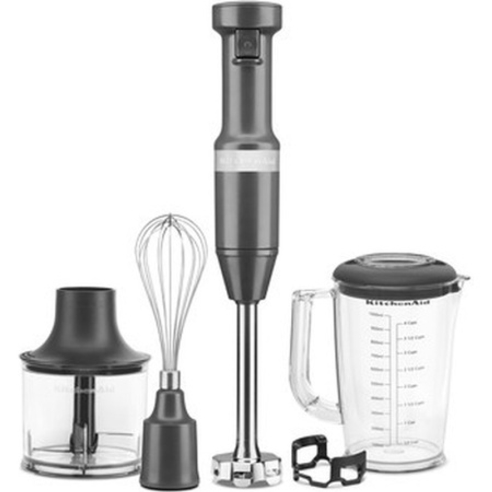 Погружной блендер KitchenAid 5KHBV83EDG, Серый уголь