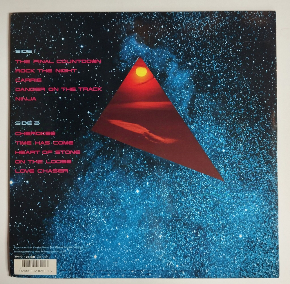 Винтажная виниловая пластинка LP Europe The Final Countdown (Japan 1976) (No Obi)