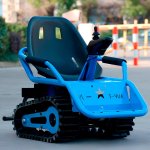 Детский гусеничный электромобиль "Вездеходик"