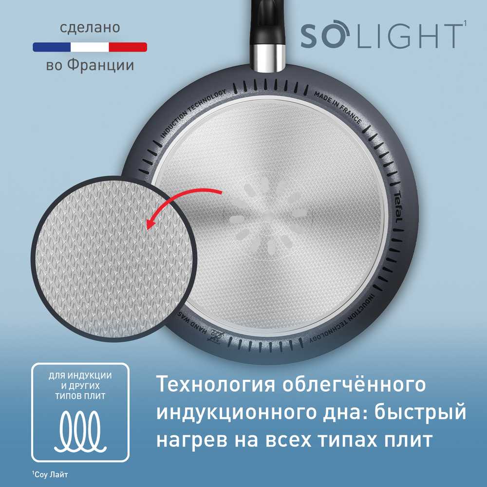 Сковорода Tefal So' Light 28 см H0560642