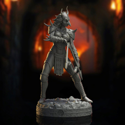 набор из 4шт Оскверненные Амазонки ДнД DnD миниатюры набор Catacombs of Anguish