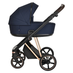 Детская коляска Roan Sol Luxury 2 в 1 RSL/4047 Mystic Blue/Rose Gold