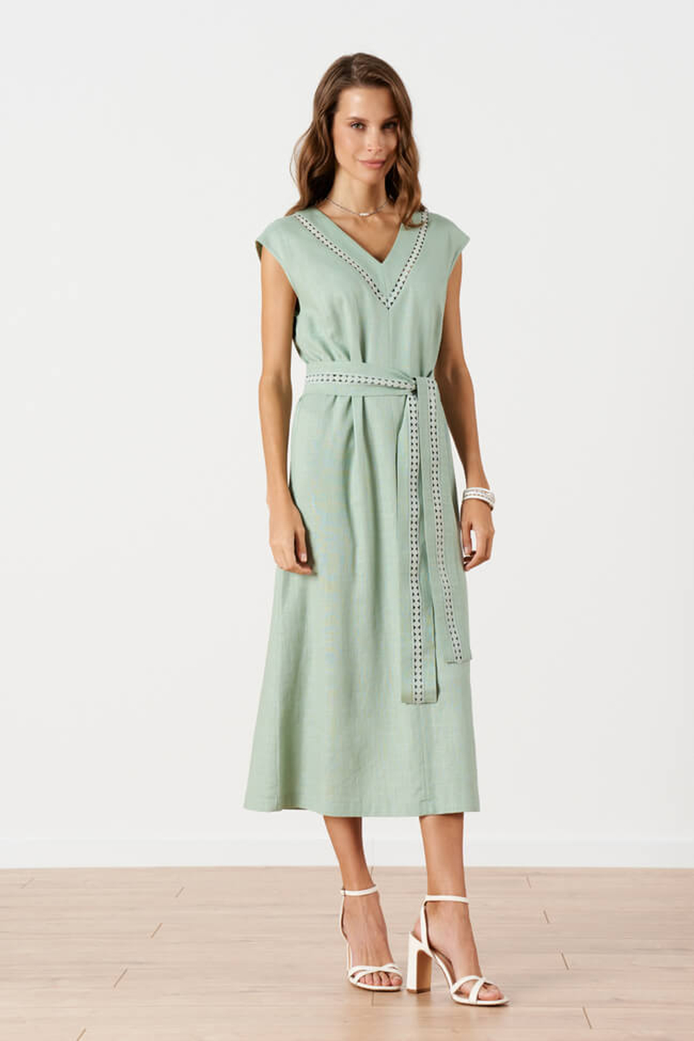 51649 Платье женское (полынь)