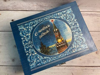 Шкатулка со звуком курантов. Новинка!