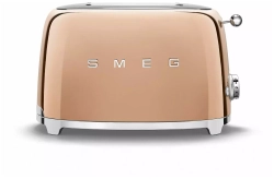Тостер Smeg TSF01RGEU, розовое золото