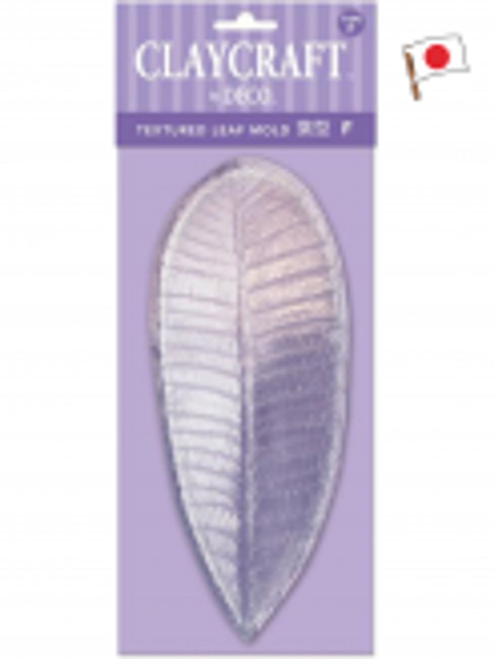 Молд F для лепки /пластиковая форма Лист Плюмерии Франжипани CLAYCRAFT BY DECO