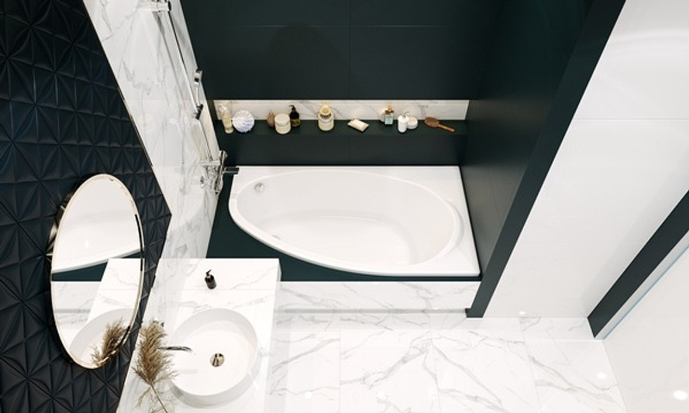 Ванна акриловая Roca CORFU  160x90 248574000 асимметричная правая