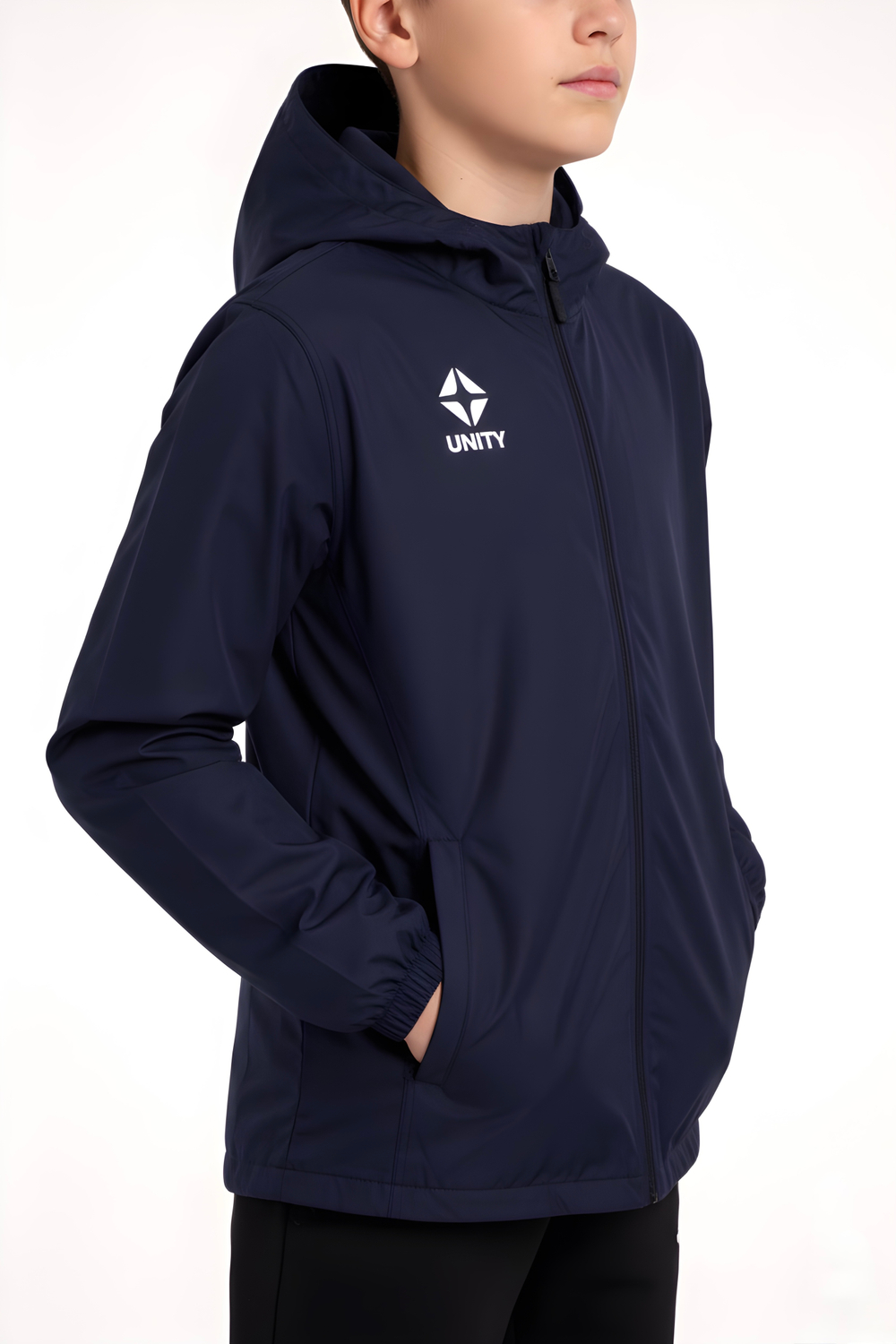 Куртка ветрозащитная детская Unity Elite темно-синий