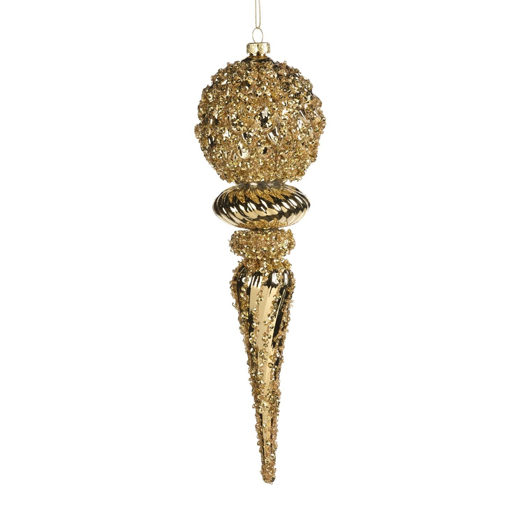 Елочная игрушка 30см Goodwill M&amp;G золотая