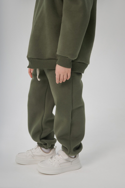 Джоггеры с начёсом свободного кроя Хвоя