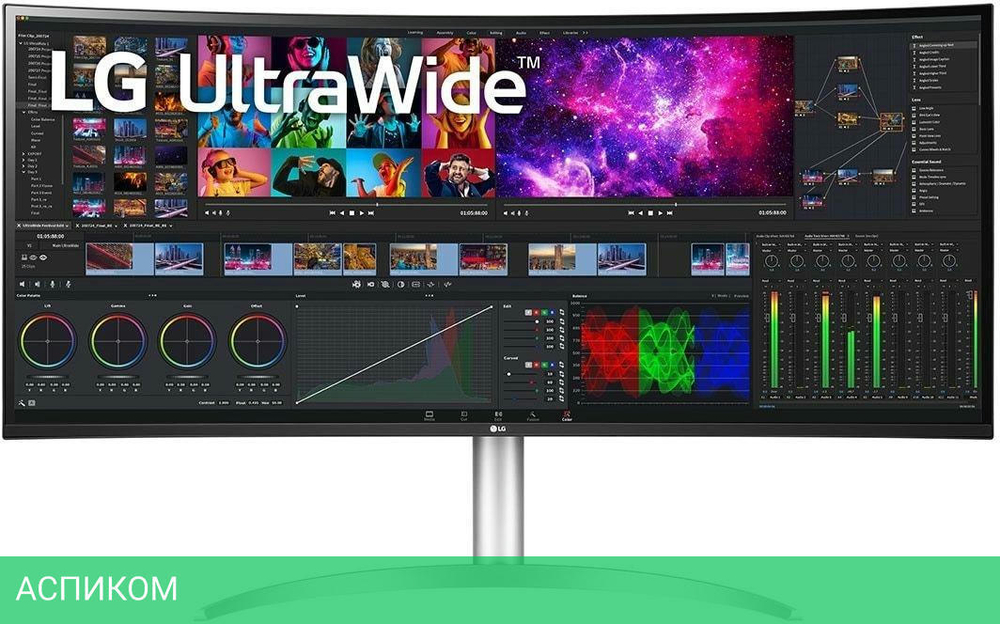 Монитор LG 40 40WP95C-W белый