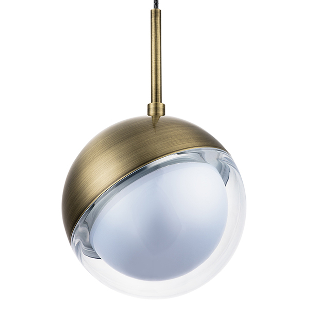 815511 Люстра DAFNE 1х5W(led) G9 ЛАТУНЬ/ПРОЗРАЧНЫЙ