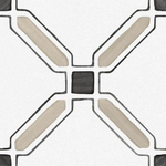 Ennface Pattern Ponza Cross 20x20