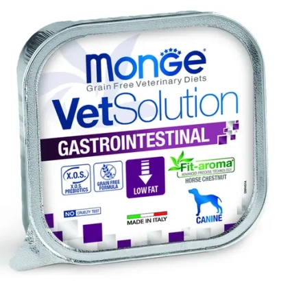 Влажный корм диетический Monge VetSolution Dog Gastrointestinal Гастроинтестинал для собак при заболеваниях ЖКТ 150 г