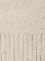 Капор женский вязаный бежевый