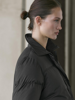 Massimo Dutti Пуховик-бомбер, черный