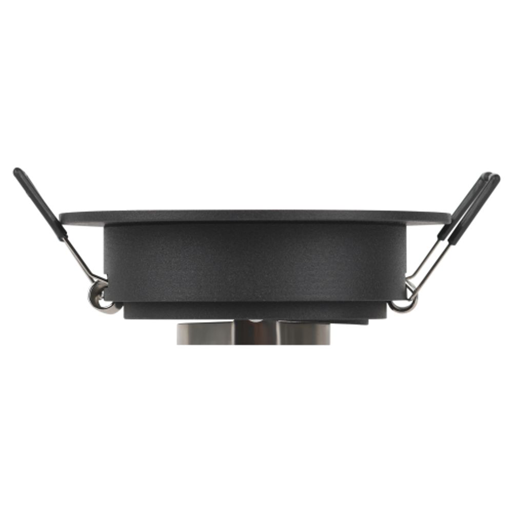 Светильник встраиваемый алюминиевый ЭРА KL84 BK под лампу MR16 GU5.3 черный | Алюминиевые встраиваемые светильники