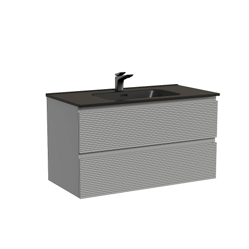 Тумба с раковиной Sancos Folk 90 FL90ES Ergraut soft