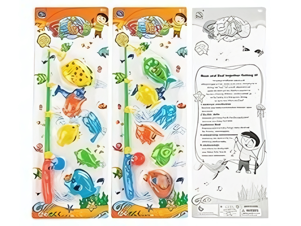 Набор для рыбалки «Ловим вместе!», 7 предметов, 53*18,8*4 см