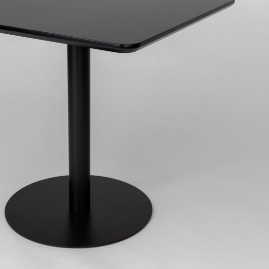Обеденный стол Calgary 80х80 см черный меламин | Купить в StoreForHome.ru
