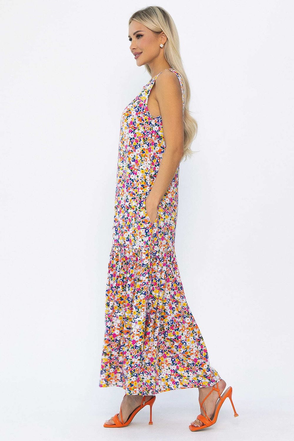 Платье Городской романс (цветы) П13901-21М LT Collection