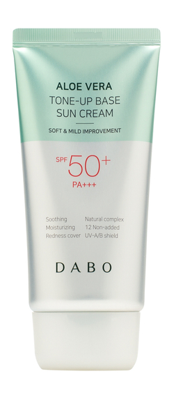 DABO Aloe Vera Tone-up Base Cream SPF 50 PA+++ Крем для лица солнцезащитныйс тонирующим эффектом, 70 мл