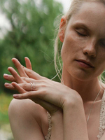 кольцо веточка лиственницы