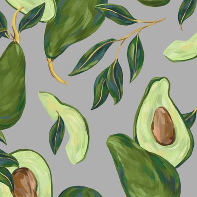 Авокадо (серый)
