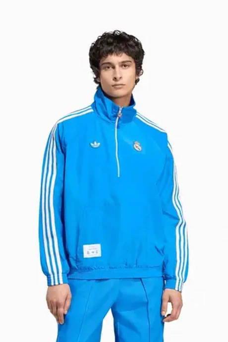 Кофта adidas Real Madrid 25/26 Terrace Icons Half-Zip - синий