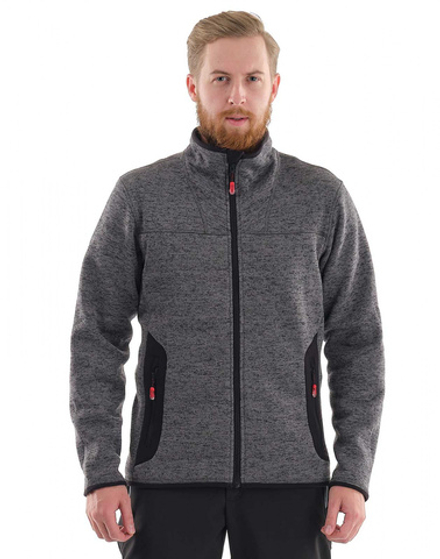 Фьорд толстовка GRAYLING, демисезонная, флис, графит