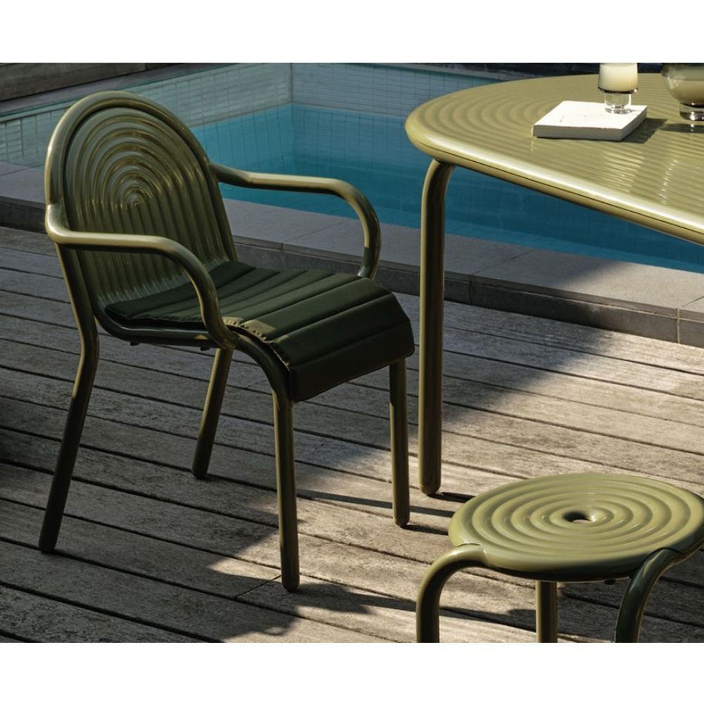 Подушка Groove Seat Moss