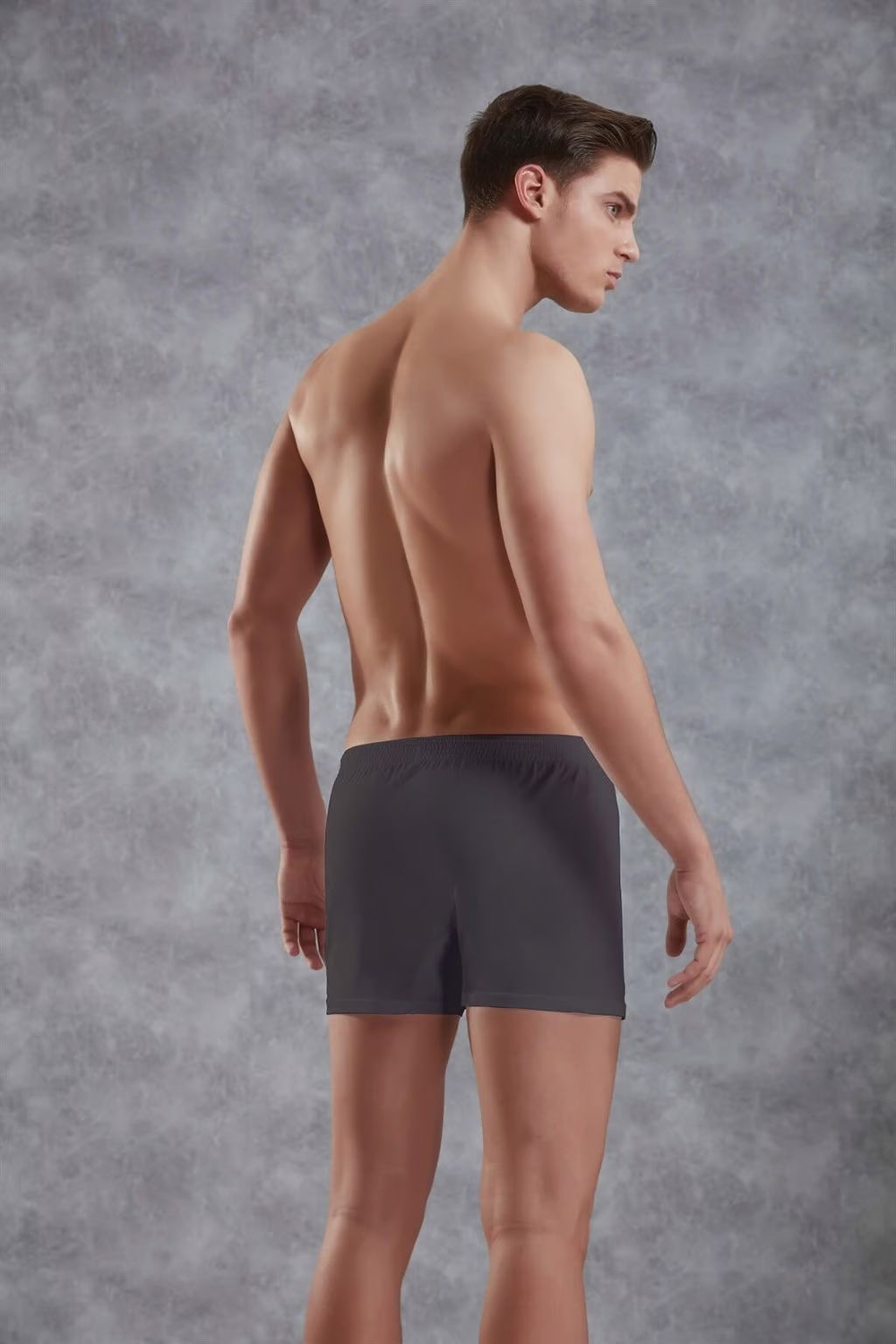 Хлопковые трусы-боксеры свободного покроя Doreanse Cotton Basic (Размер: M) (Цвет: светло-серый)