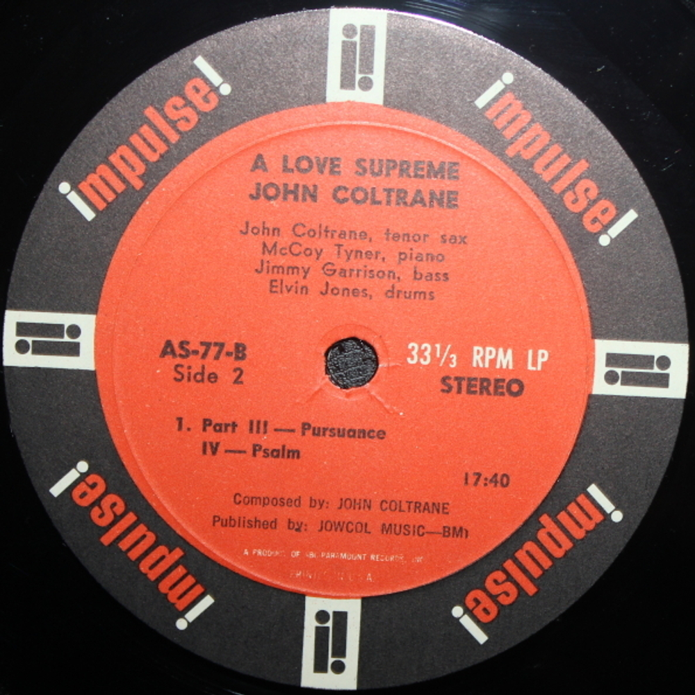 John Coltrane / A Love Supreme (LP)