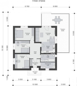 Проект Дома 87 кв. м К-41