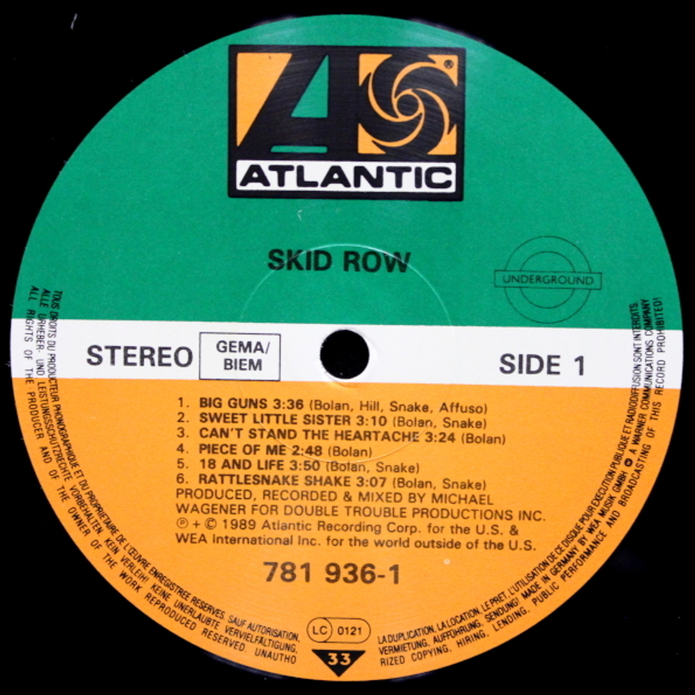Skid Row / Skid Row (LP)