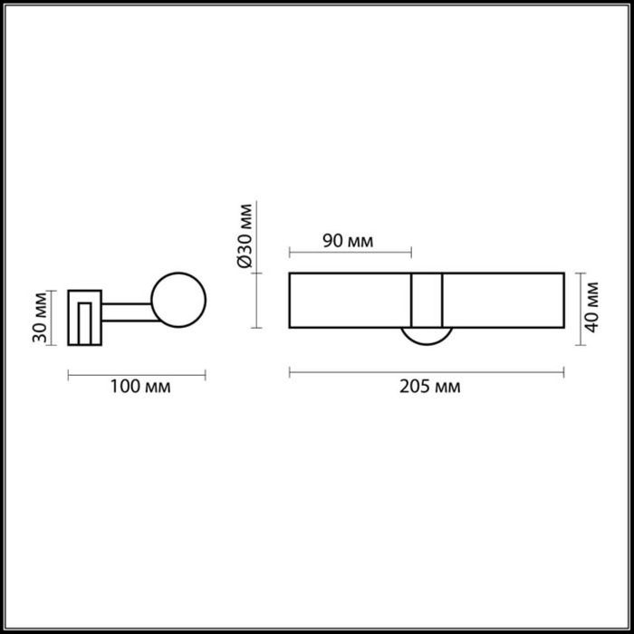 Светильник с креплением на зеркало Odeon Light 2446/2