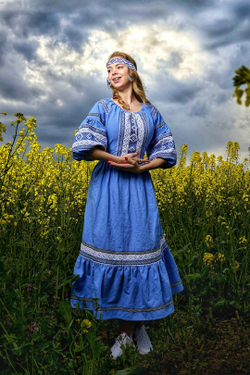 Платье Голуба
