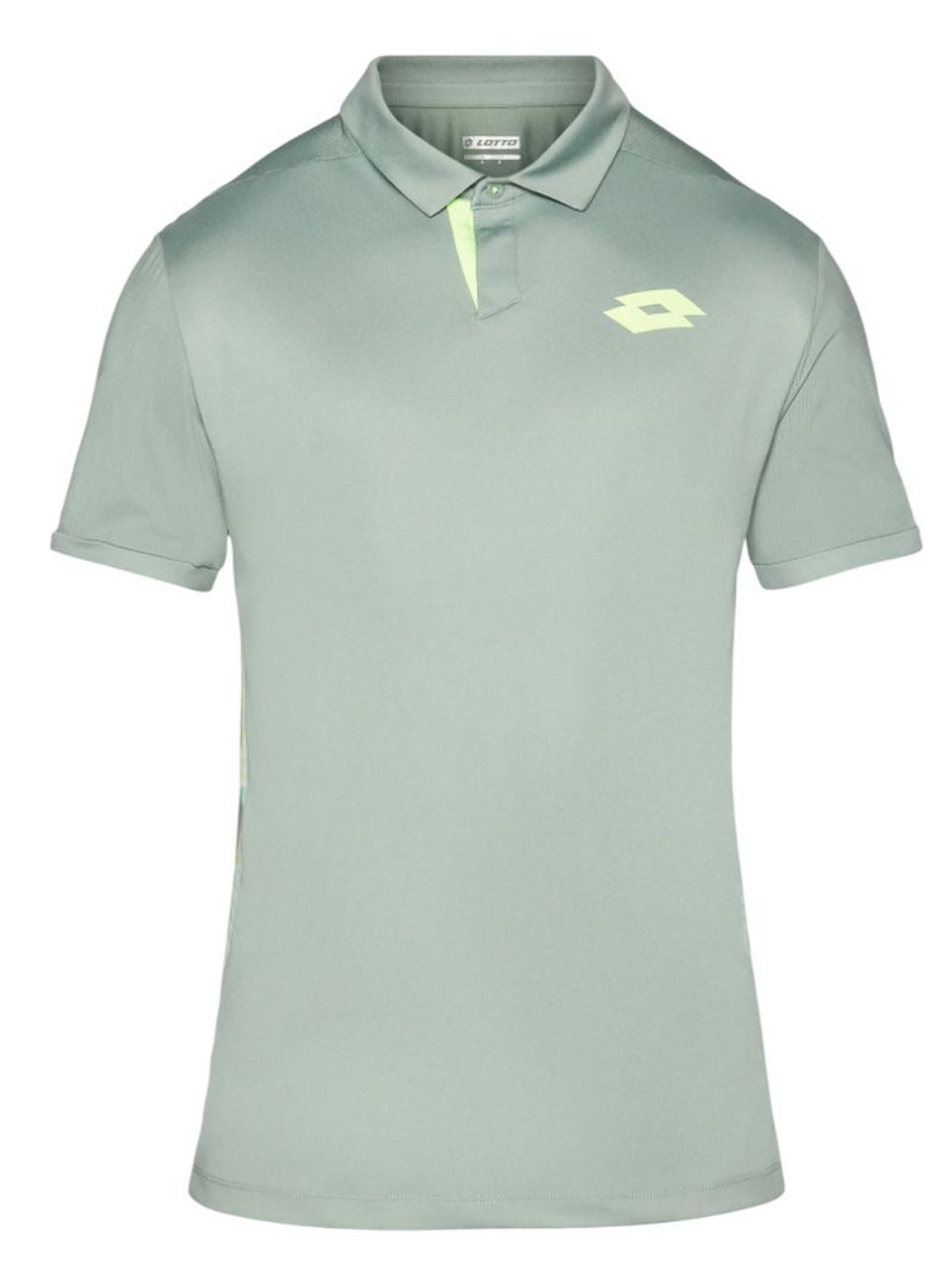 Мужское теннисное поло Lotto Tech IV D1 - кувшинка серая