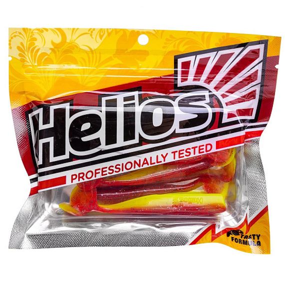 Виброхвост Chebak 3,15&#39;/8 см Red Lemon 7шт. (HS-3-050) Helios