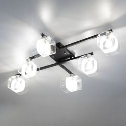 Citilux Вирта CL139165 Люстра потолочная Чёрная Матовая