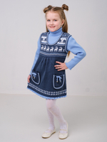 Сарафан вязаный "Зимние фантазии"