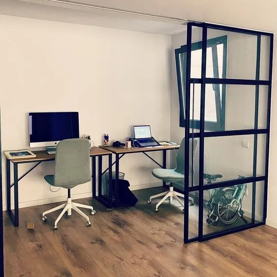 Письменный стол Talbot 120x60 см черный