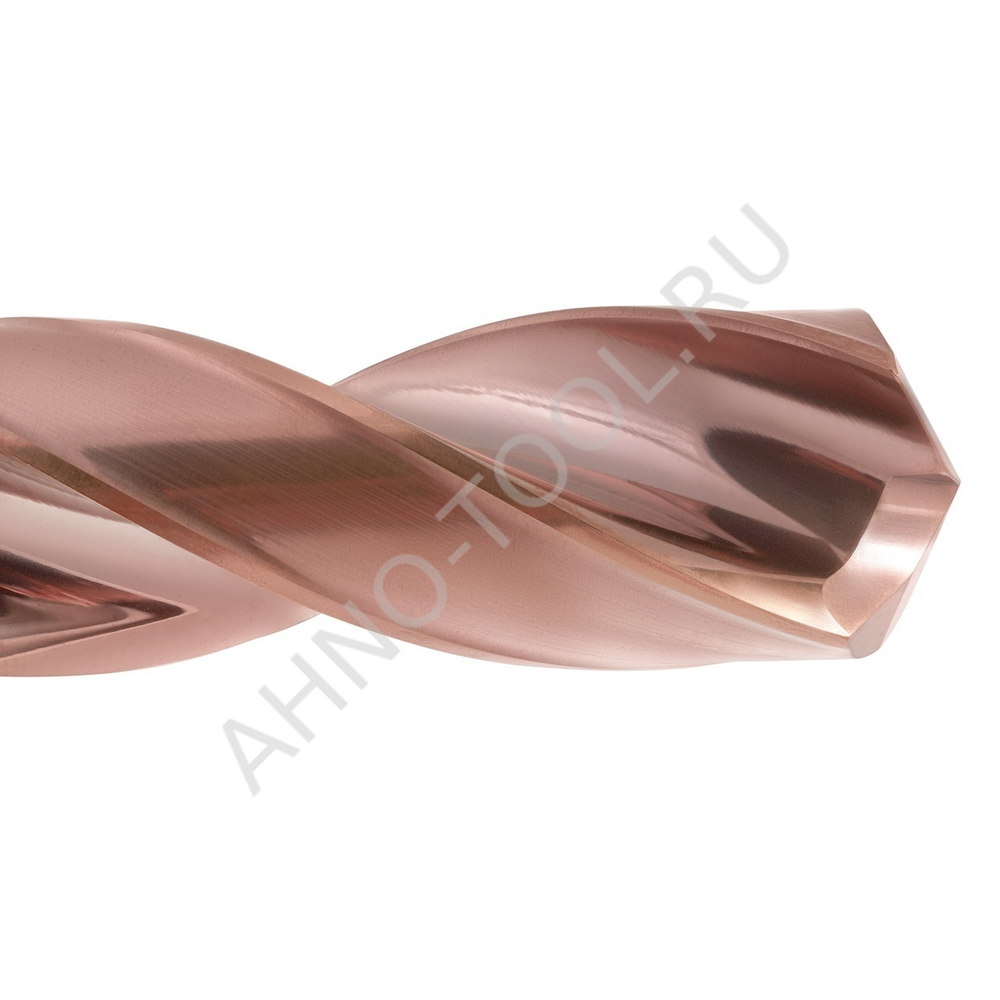 Сверло 17.5мм монолитное твердосплавное 8D без подвода СОЖ. SP-X800081750 VHM AHNO