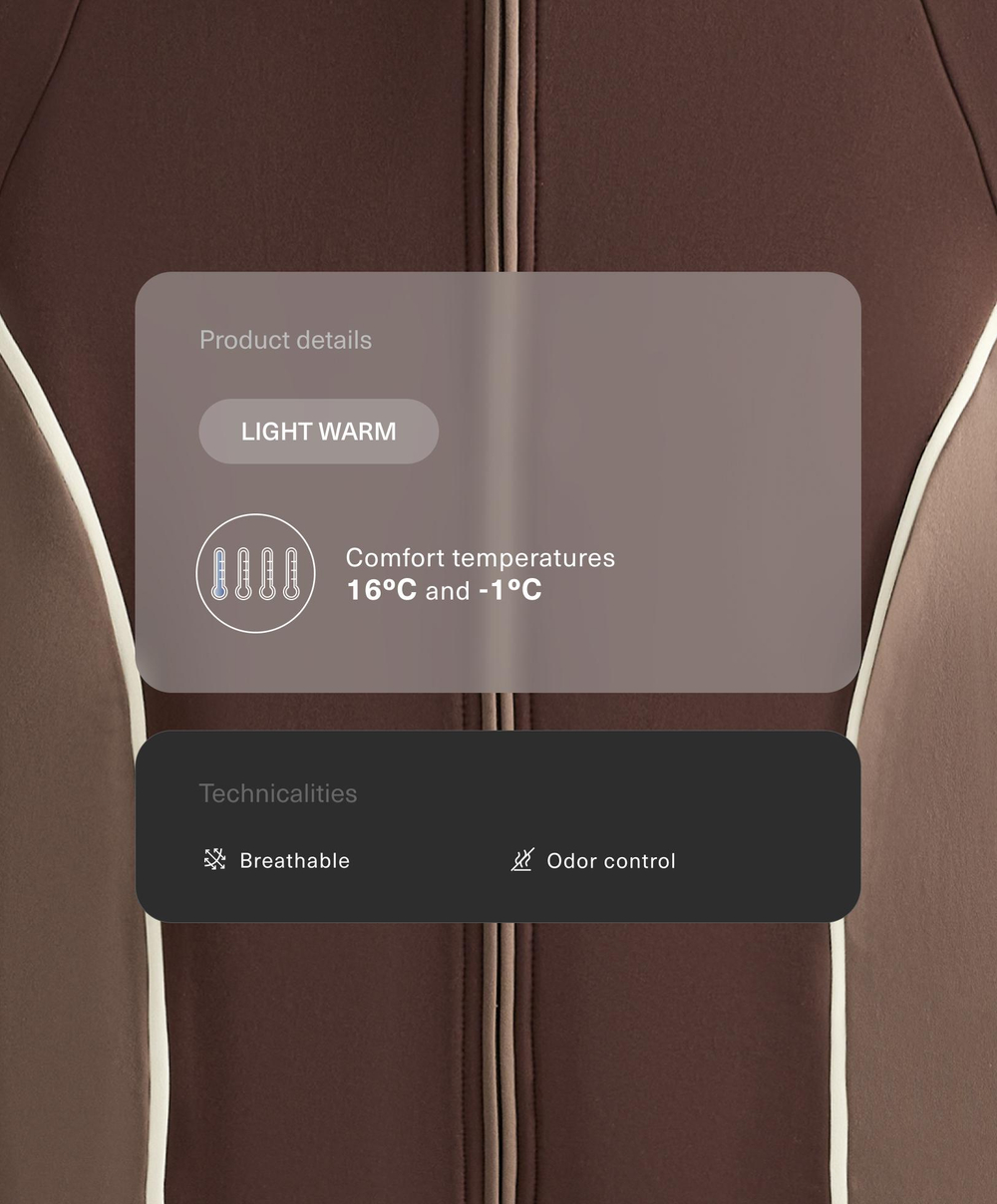 Oysho Легкая и теплая высокотехнологичная куртка, коричневый