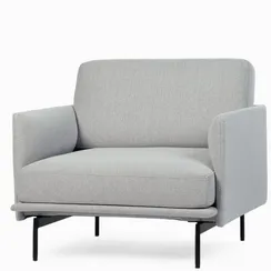 Кресло Bebe, светло-серое